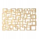 Lugar Americano 45cm Geometric Gold